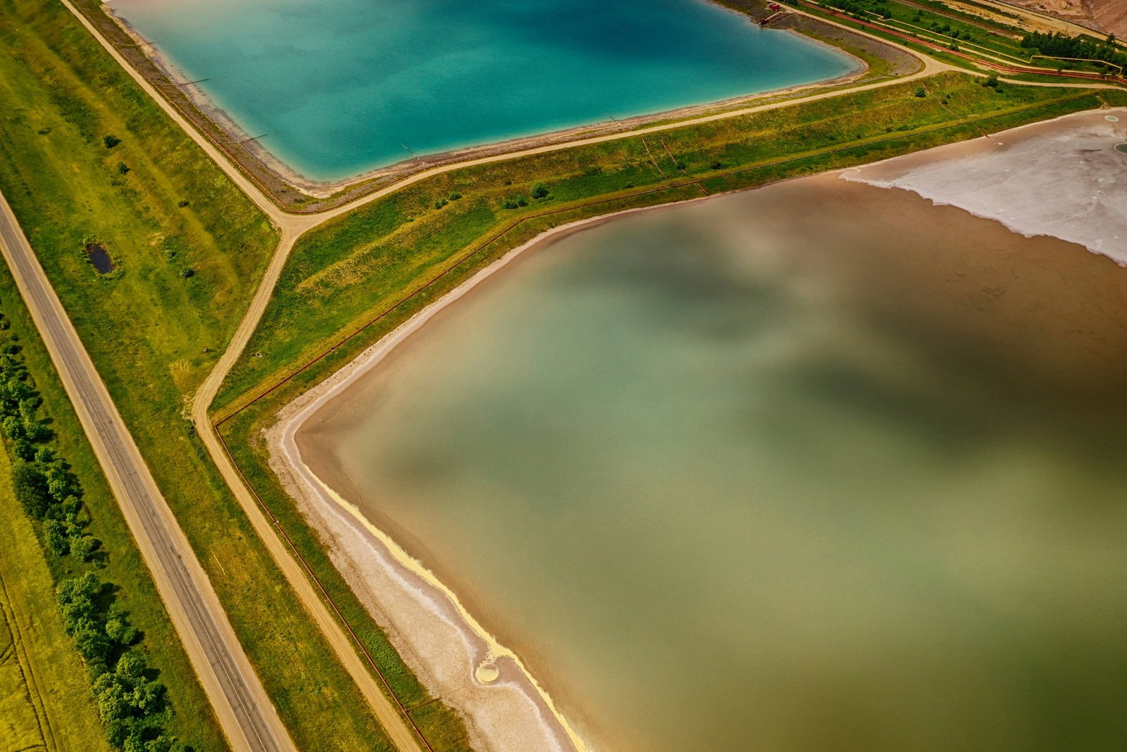 About Aerial view of aquaculture ponds